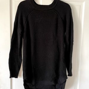 Black knit sweater